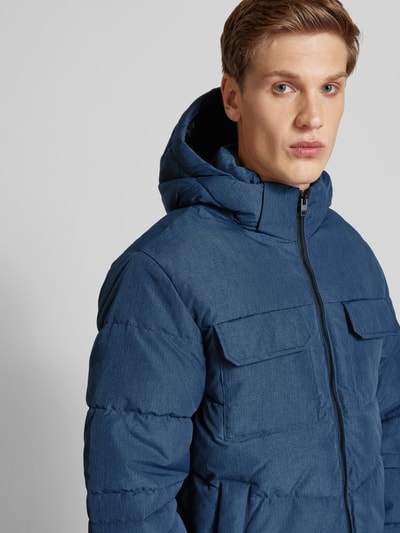 Jack & Jones Gewatteerd jack met borstzakken Marineblauw gemêleerd - 3