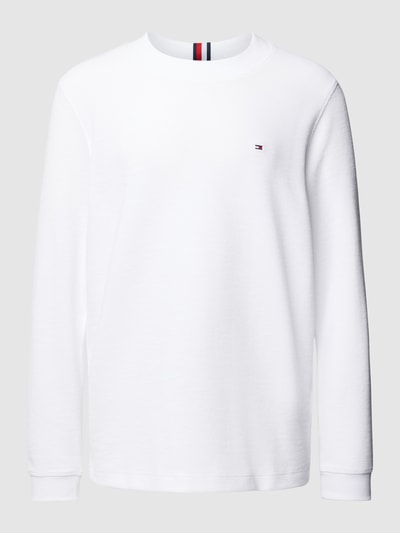 Tommy Hilfiger Sweatshirt mit Strukturmuster Weiss 2