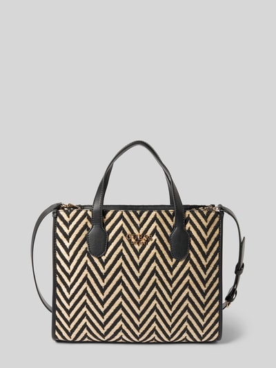 Guess Torebka z aplikacją z logo model ‘SILVANA’ Czarny 2