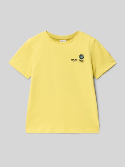 s.Oliver RED LABEL Regular Fit T-Shirt aus reiner Baumwolle Senf 1