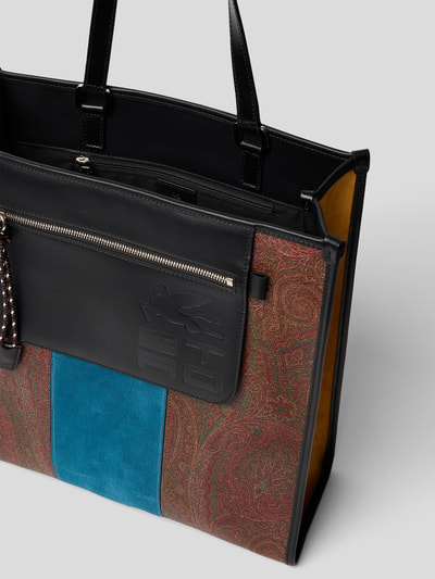 Etro Shopper im Paisley-Dessin Mittelbraun 6