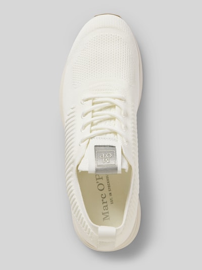 Marc O'Polo Low Top Sneaker mit Stretch-Bündchen Weiss 3