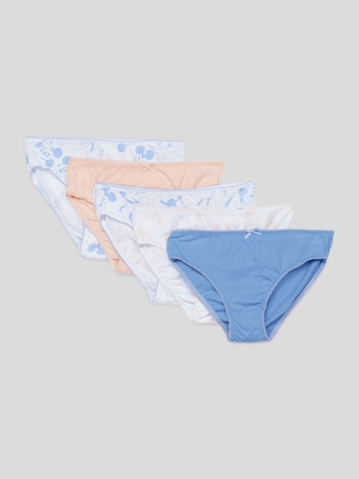 OVS Slip met all-over motief in een set van 5 stuks, model 'BRIEFS' Roze - 1