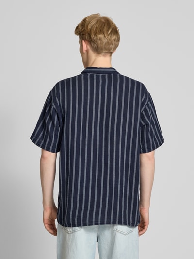Jack & Jones Relaxed Fit Freizeithemd mit Umlegekragen Marine 5