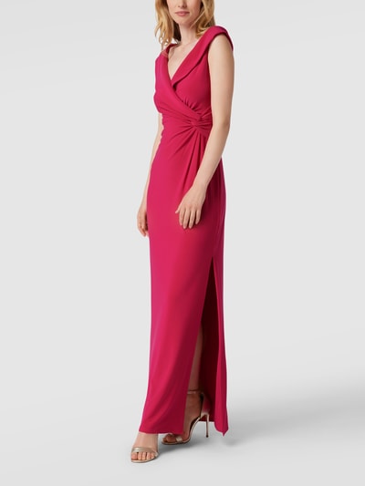 Lauren Dresses Abendkleid  in Wickel-Optik Modell 'LEONIDAS' Pink 4