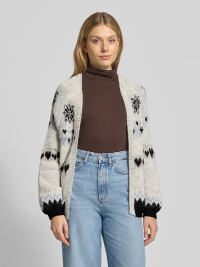 Milano Italy Loose fit cardigan met alpaca-aandeel Beige - 4