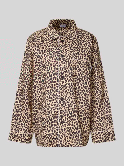 POCKIES Pyjama-Oberteil mit Knopfleiste Camel 1