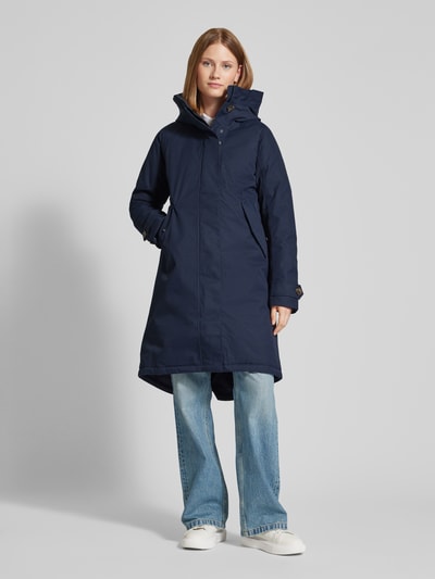 Didriksons Parka met klepzakken, model 'LUNA' Marineblauw - 4