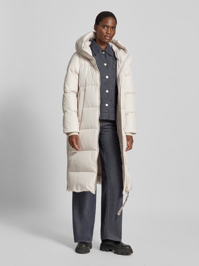Marc O'Polo Regular Fit Daunenmantel mit Zweiwege-Reißverschluss Stein 1