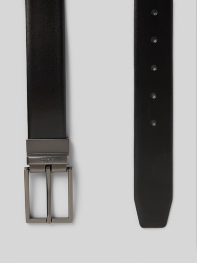 BOSS Riem van echt runderleer, model 'OTANO' Zwart - 3