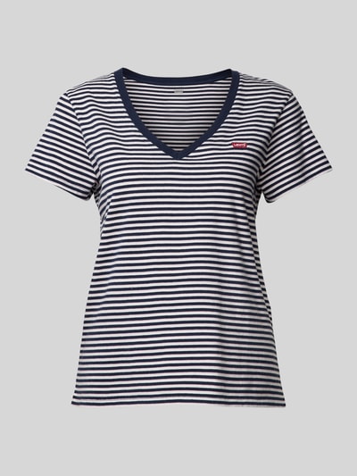 Levi's® T-Shirt mit V-Ausschnitt Modell 'PERFECT' Marine 1