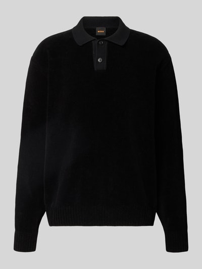 BOSS Orange Pullover mit Polokragen Kipolo Black 1