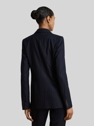 Lauren Ralph Lauren Regular Fit Longblazer aus Wolle mit Schulterpolstern Marine 5
