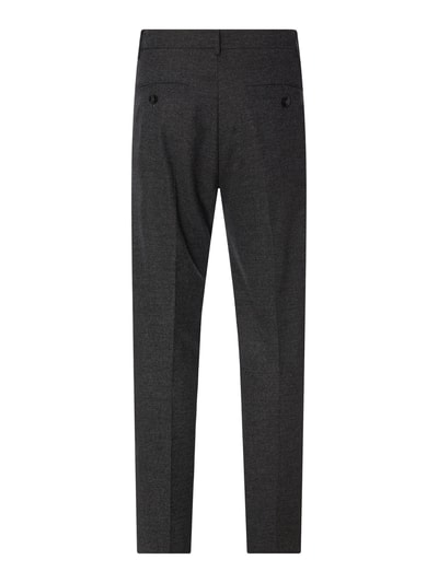 BOGNER Prime Fit Chino aus Merinowollmischung Modell 'Riley' Dunkelgrau Melange 4