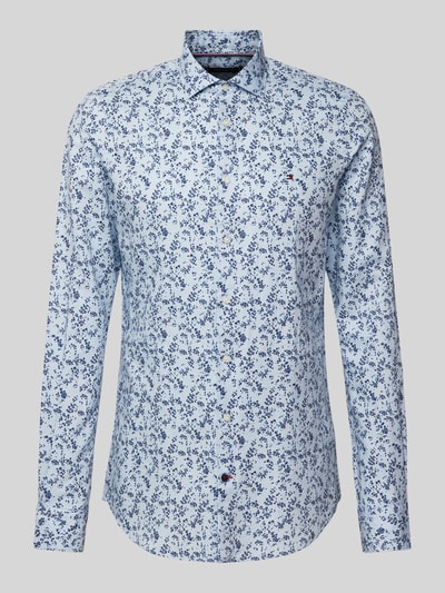 Tommy Hilfiger Zakelijk overhemd met bloemenmotief Bleu - 2