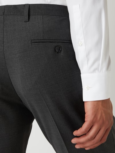 Cinque Super slim fit pantalon met scheerwol, model 'Cicastello' - 'CIPOWERSTRETCH' Middengrijs - 3