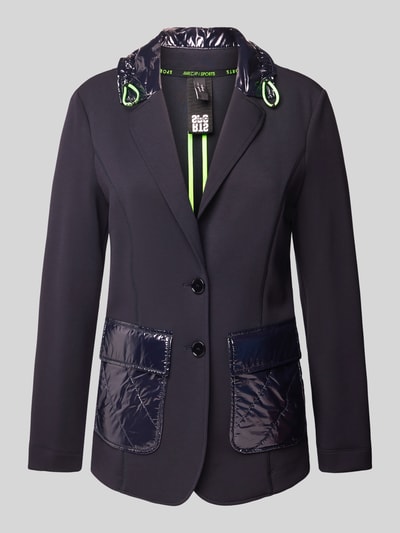 Marc Cain Blazer met opgestikte klepzakken Marineblauw - 2