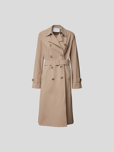 Harris Wharf London Trenchcoat mit Umlegekragen Camel 2