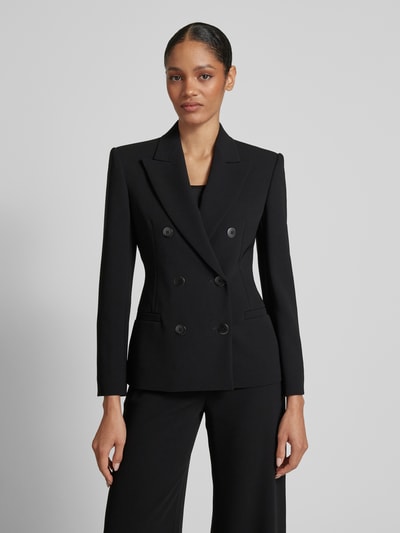 Max Mara Studio Blazer mit Leistentaschen Modell 'KEY' Black 4