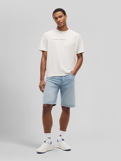 Tommy Jeans relaxed fit T-shirt van puur katoen Wit - 1