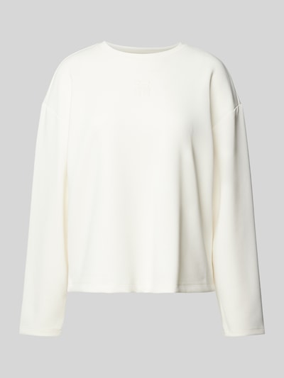 Rich & Royal Sweatshirt mit Rundhalsausschnitt Offwhite 1