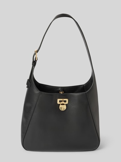 Lauren Ralph Lauren Handtasche mit Label-Applikation Modell 'TANNER' Black 2