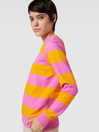 Montego Sweatshirt mit Blockstreifen Pink 3