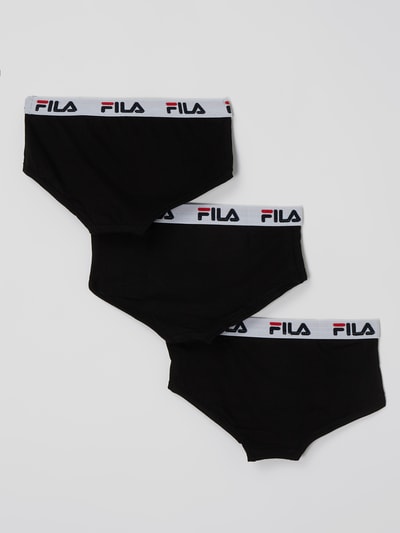 FILA Hipster mit Stretch-Anteil im 3er-Pack Black 3