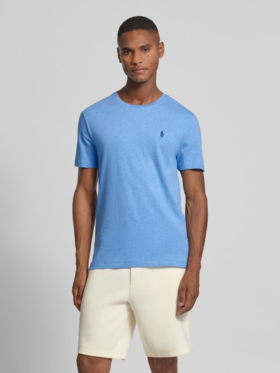Polo Ralph Lauren T-shirt met logostitching Koningsblauw - 4