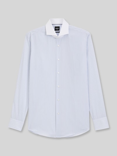 BOSS Slim Fit Businesshemd aus reiner Baumwolle Hellblau 2