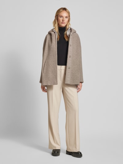 ICONS Cinzia Rocca Jacke mit Kapuze Sand Melange 1