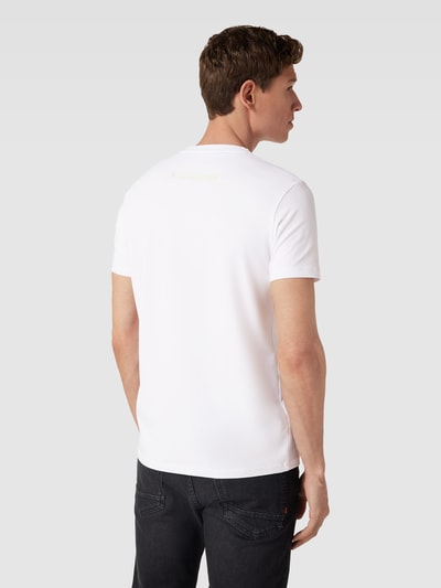 Karl Lagerfeld T-Shirt mit Label-Patch Weiss 5