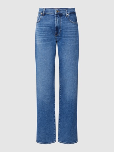 7 For All Mankind Straight leg jeans in 5-pocketmodel, model 'Ellie' Blauw - 2