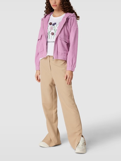 ONLY Jacke mit Pattentaschen Modell 'KENZIE' Rosa 1