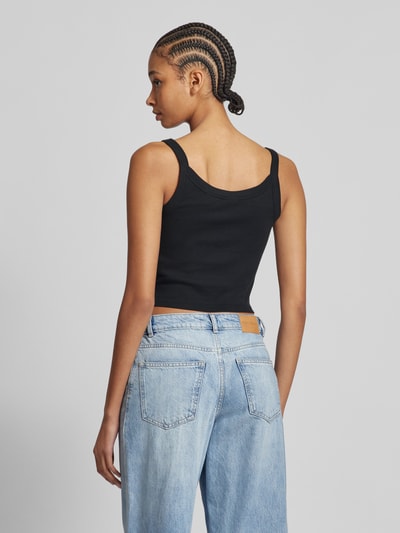 Levi's® Top z efektem prążkowania Czarny 5