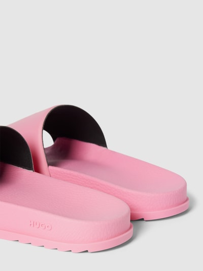 HUGO Slides mit Label-Detail Pink 2