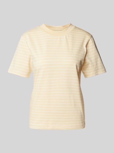 Jake*s Casual T-shirt met ronde hals Lichtgeel - 2