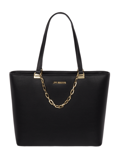 Love Moschino Shopper mit Zierkette Black 2