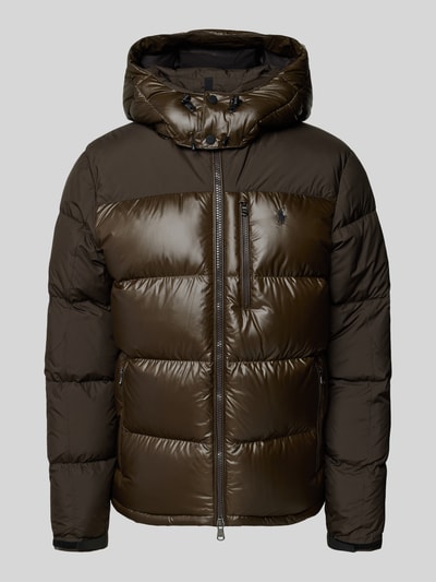Polo Ralph Lauren Steppjacke mit Label-Stitching Dunkelbraun 2