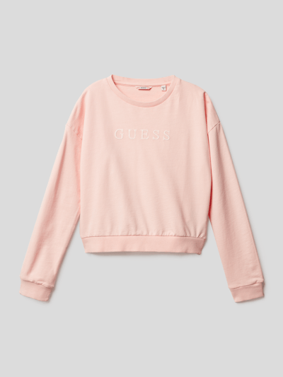 Guess Sweatshirt mit Label-Stitching Apricot 1