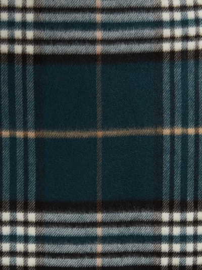 Fraas Schal mit Tartan-Karo Dunkelgruen 3