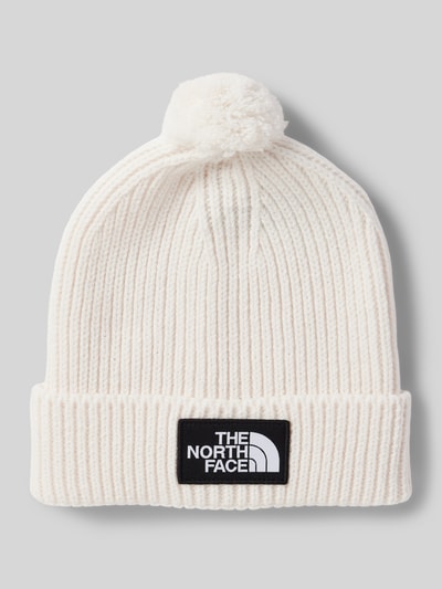 The North Face Czapka beanie z naszywką z logo Biały 1