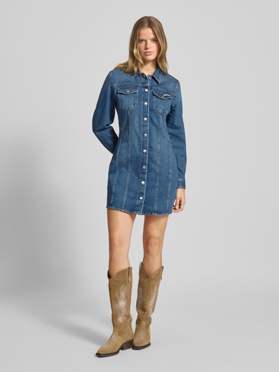Calvin Klein Jeans Minikleid in Denim-Optik Modell 'Cold' Jeansblau 1