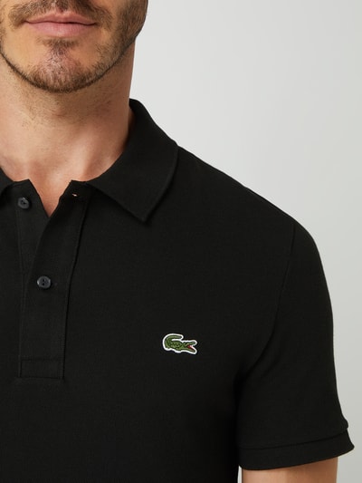 Lacoste Slim fit poloshirt van katoen  Zwart - 3