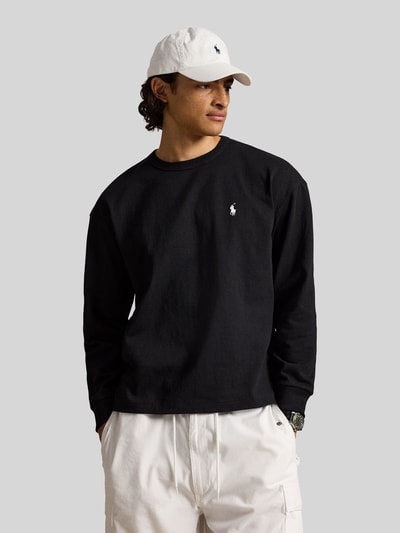 Polo Ralph Lauren relaxed fit shirt met lange mouwen van puur katoen Zwart - 4
