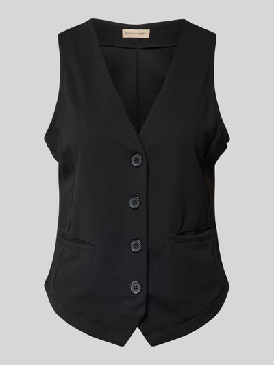 Soyaconcept Gilet met strookzakken, model 'SIHAM' Zwart - 2