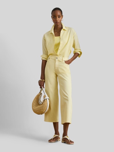 Lauren Ralph Lauren Regular Fit Leinenbluse  Hellgelb 1