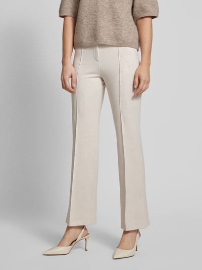 Gardeur Stoffen broek met Franse steekzakken Beige - 4