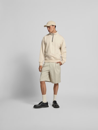 Moose Knuckles Sweatshirt mit Label-Detail Offwhite 1