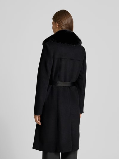 Guess Mantel mit Gürtel und Pattentaschen Black 5